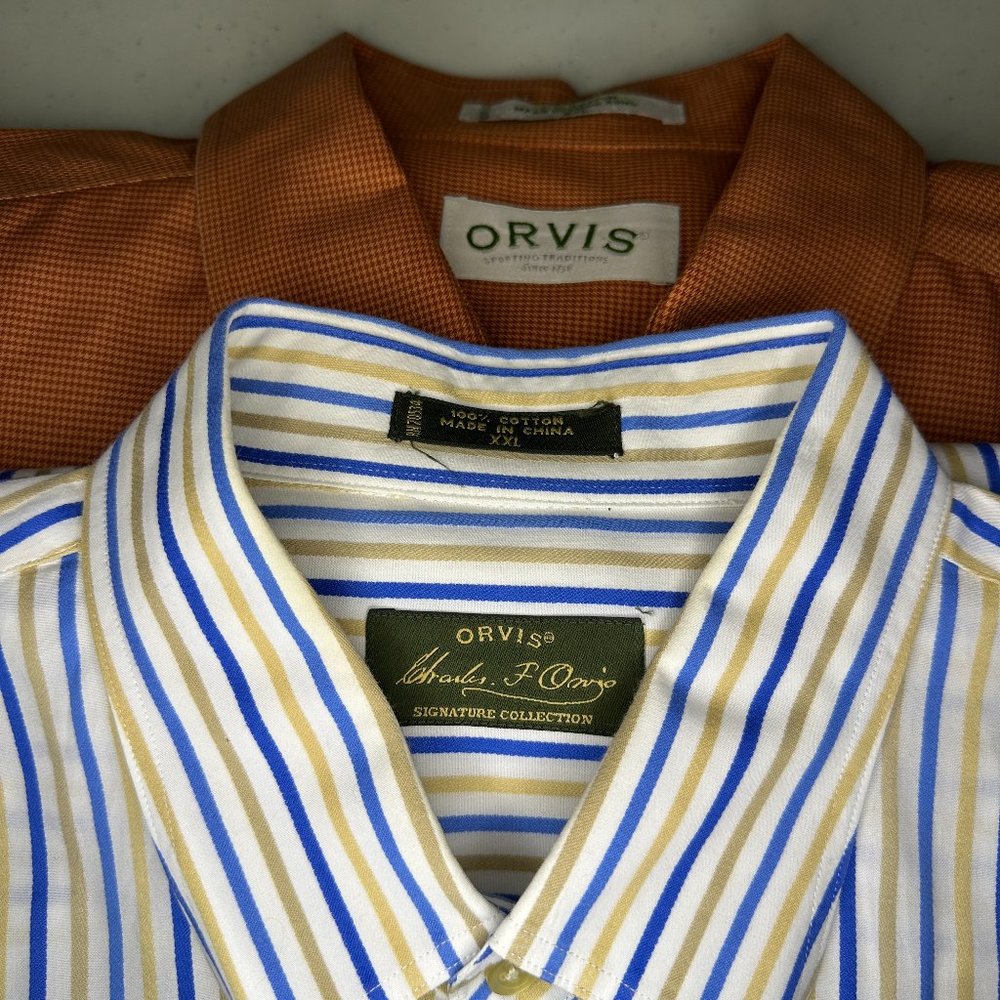 Orvis Traditions Men's Ultralight Performance Shirts XXL Big & Tall Vintage 1990